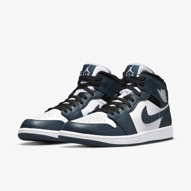 Air Jordan 1 Mid Armory Navy 554724 411 Grailify